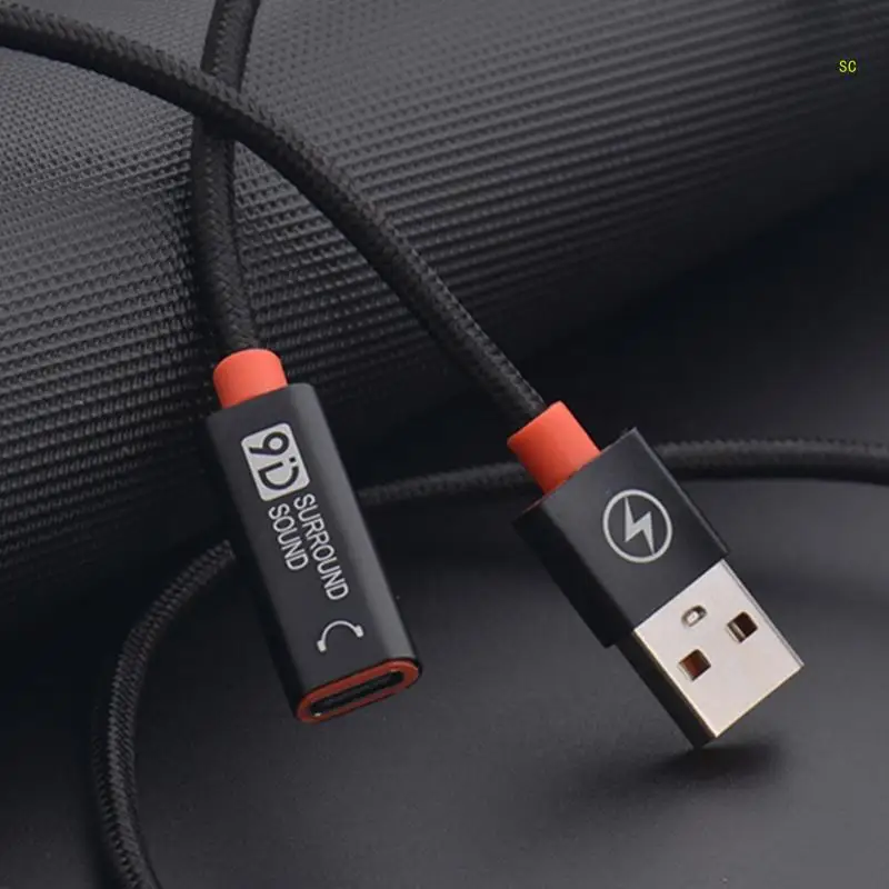 USB A Male to Type C Female Charging Cord 5Gbps Data Transfer Extension Cord Dropshipping