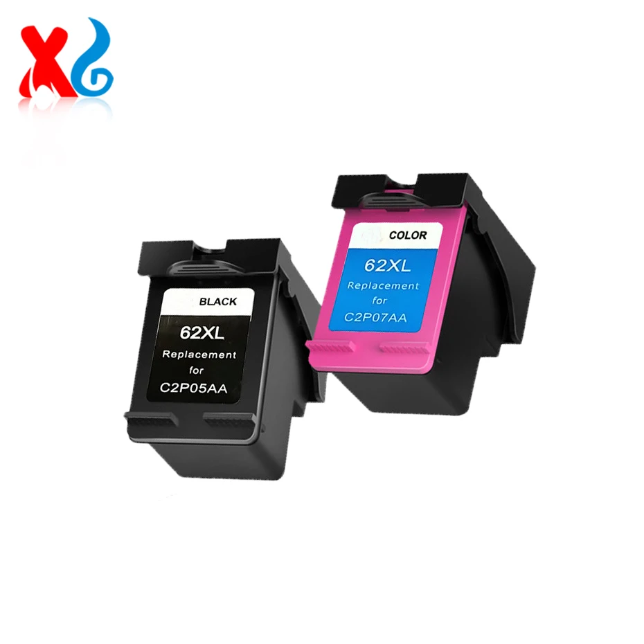 Cartouche d'encre 62XL pour HP ENVY 5540 5542 5640 7640 5740 5744 5745 200 258 5549 5548 5643 5661 5663 5664 5665 7644 8000 8005