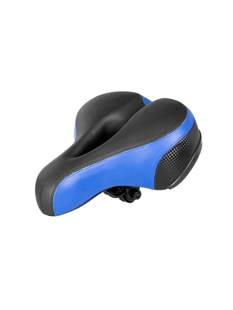 AliExpress Comfortable Bike Saddle Blue Thick Padding Dual Springs Smooth Bumps Easy Install Most Bikes Seat Bike Seat Saddle