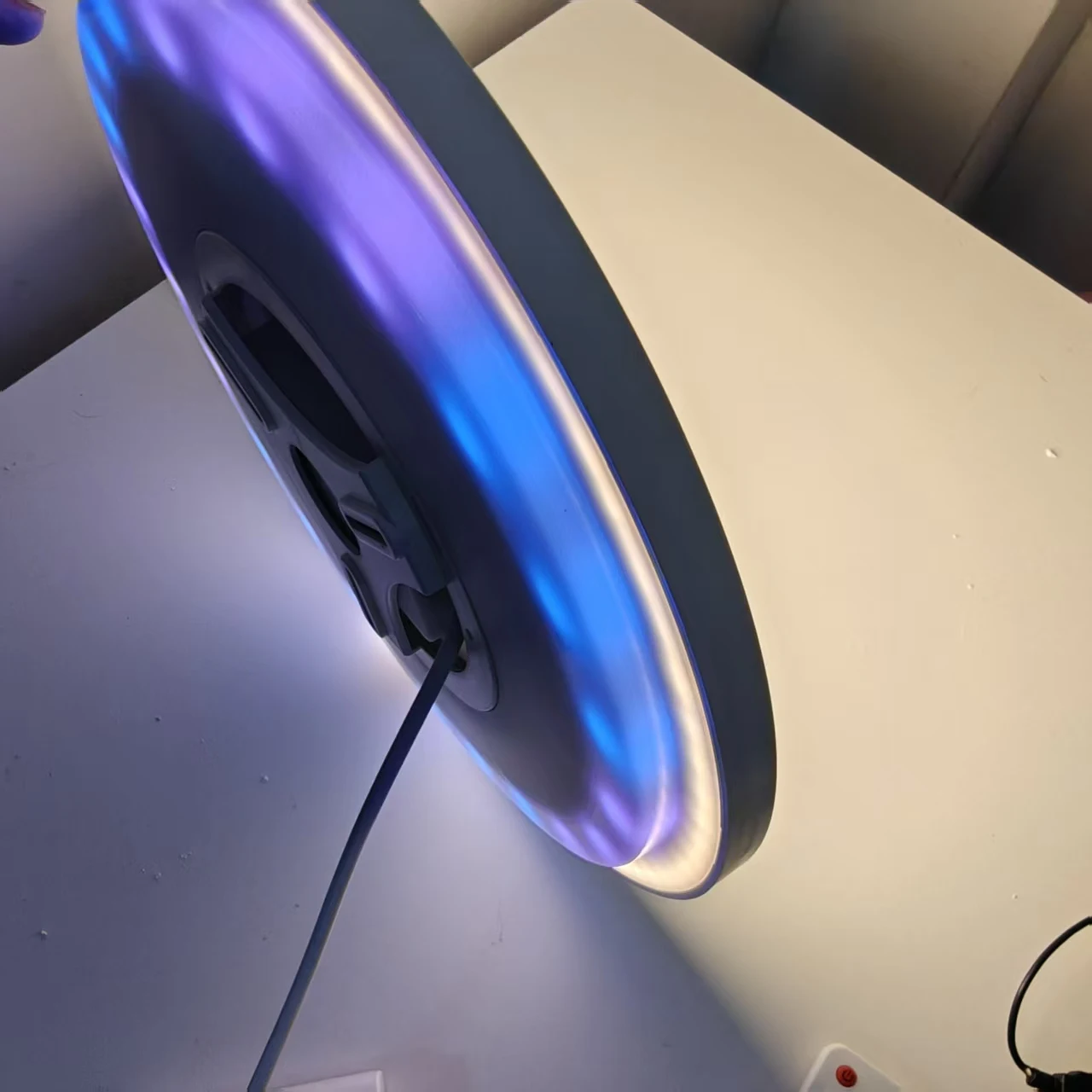 Ultra-thin Backlit Ceiling Light LED Bedroom Study Ceiling Light RGB Backlit Amber Night Light