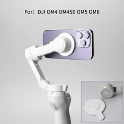 Universal Phone Holder Quick Release Bracket Magnetic Mount Adapter for DJI OM4/ OM5/ OM6 Handheld Gimbal for Magsafefor IPhone