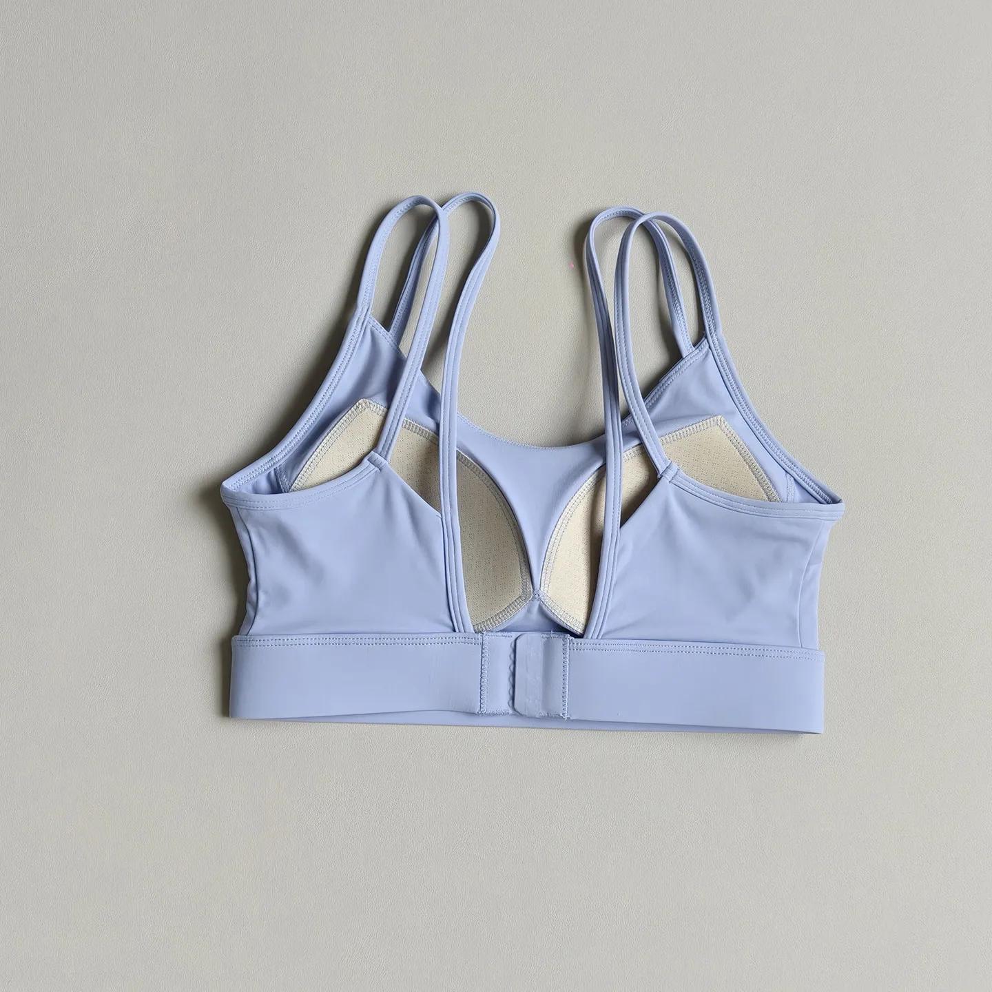 Yoga-Bekleidung mit festen Cups, schöner Rücken, Push-up, Brustverkleinerung, atmungsaktiv, schnelltrocknend, Sport-BH, Lauf-, Pilates- und Fitness-Oberteile – Detail 8