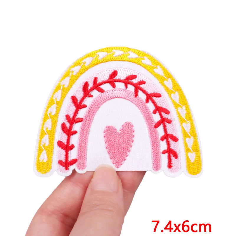 Cartoon borduurpatch vlinder/bloem/auto patch opstrijkbare patches voor kleding thermoklevende patches op kleding jas badges