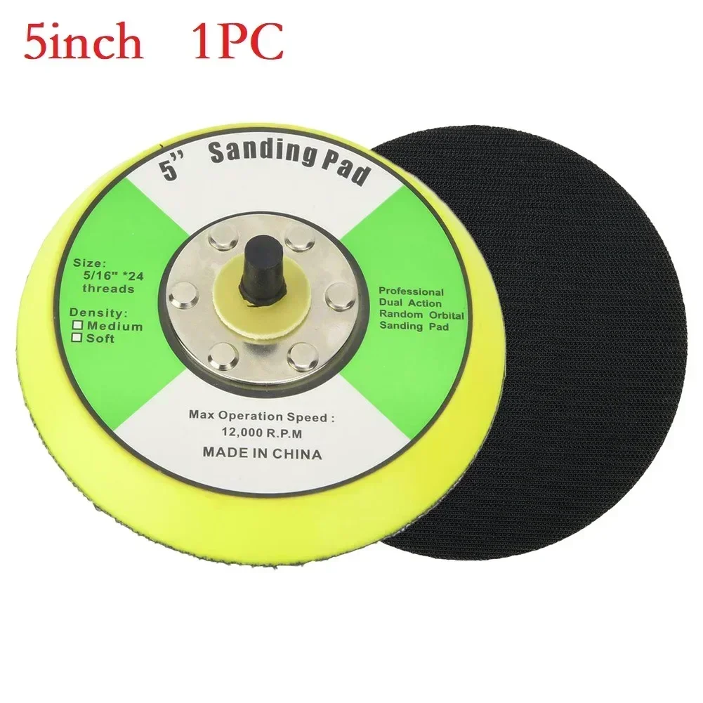 1pc 5inch 125mm Sanding Pad Plate 5/16\