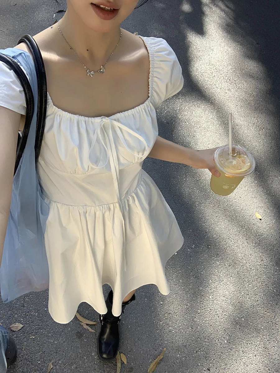 White Summer Dr Wom… - image