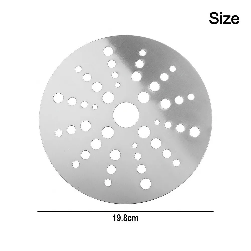 2pcs For Induction Cooker Heat Diffuser Disc Stainless Steel Conducting Plate for Casserole Pans 18cm 19.8cm 23cm