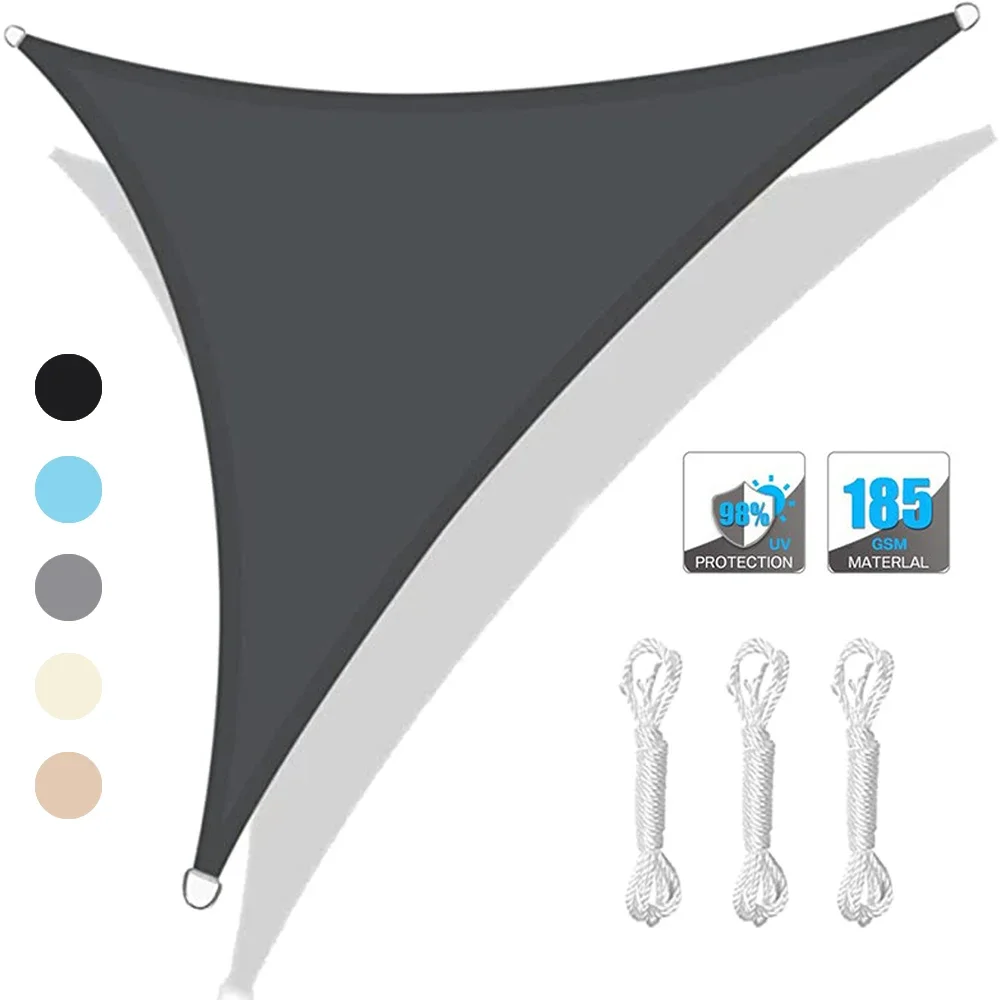 

Multi-size Triangle Sun Shade Sail Waterproof Outdoor Garden Patio Party Sunscreen Awing Sun Canopy For Beach Camping Pool