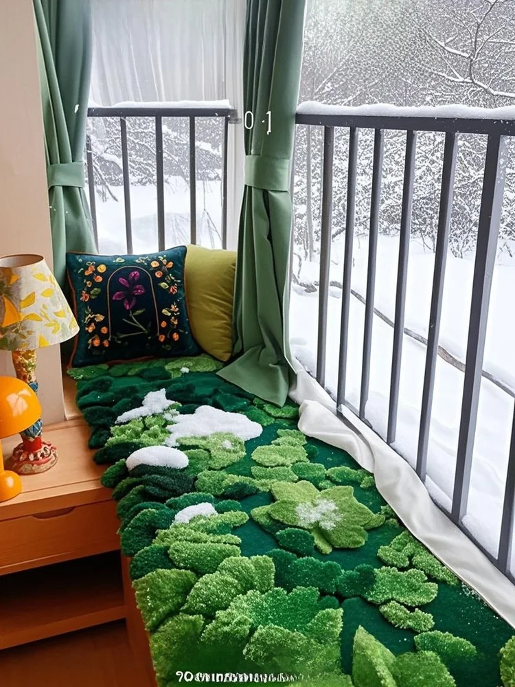 

Коврик для гостиной, прикроватный коврик для спальни, подкладка под журнальный столик, противоскользящий, с шумопоглощением, для домашнего декора