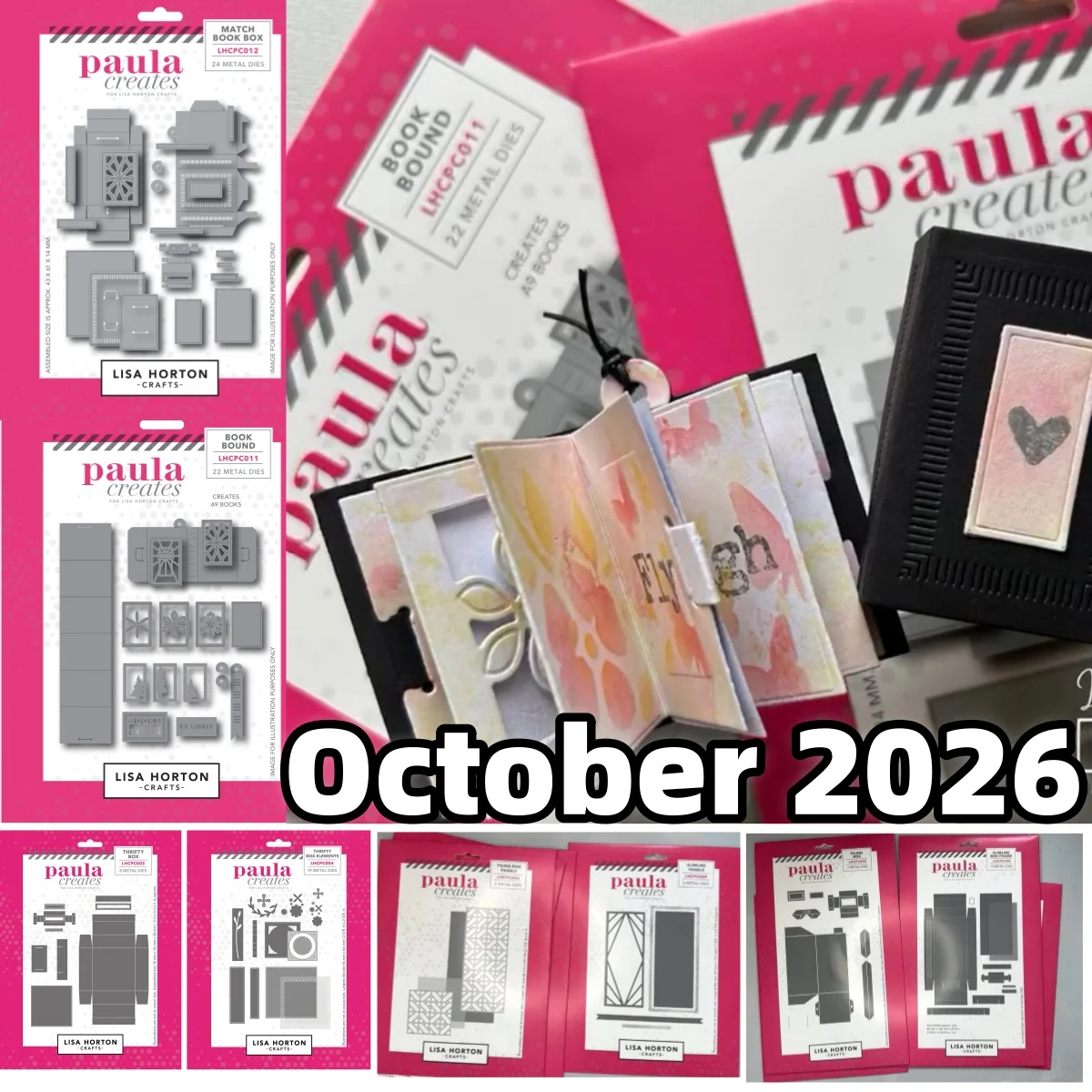 October 2026 Match Book Box Book Bound Metal Cutting Dies for DIY Making Card Scrapbook Embossed Paper Album Craft Supplies