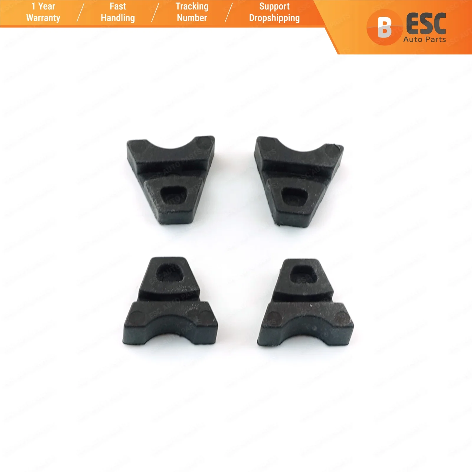 

ESR533-2 4 Pieces Sunroof Rail Frame Glass Slider Guide Repair Bracket for Mercedes CLA A C E Class W176 W177 W205 C207 C117