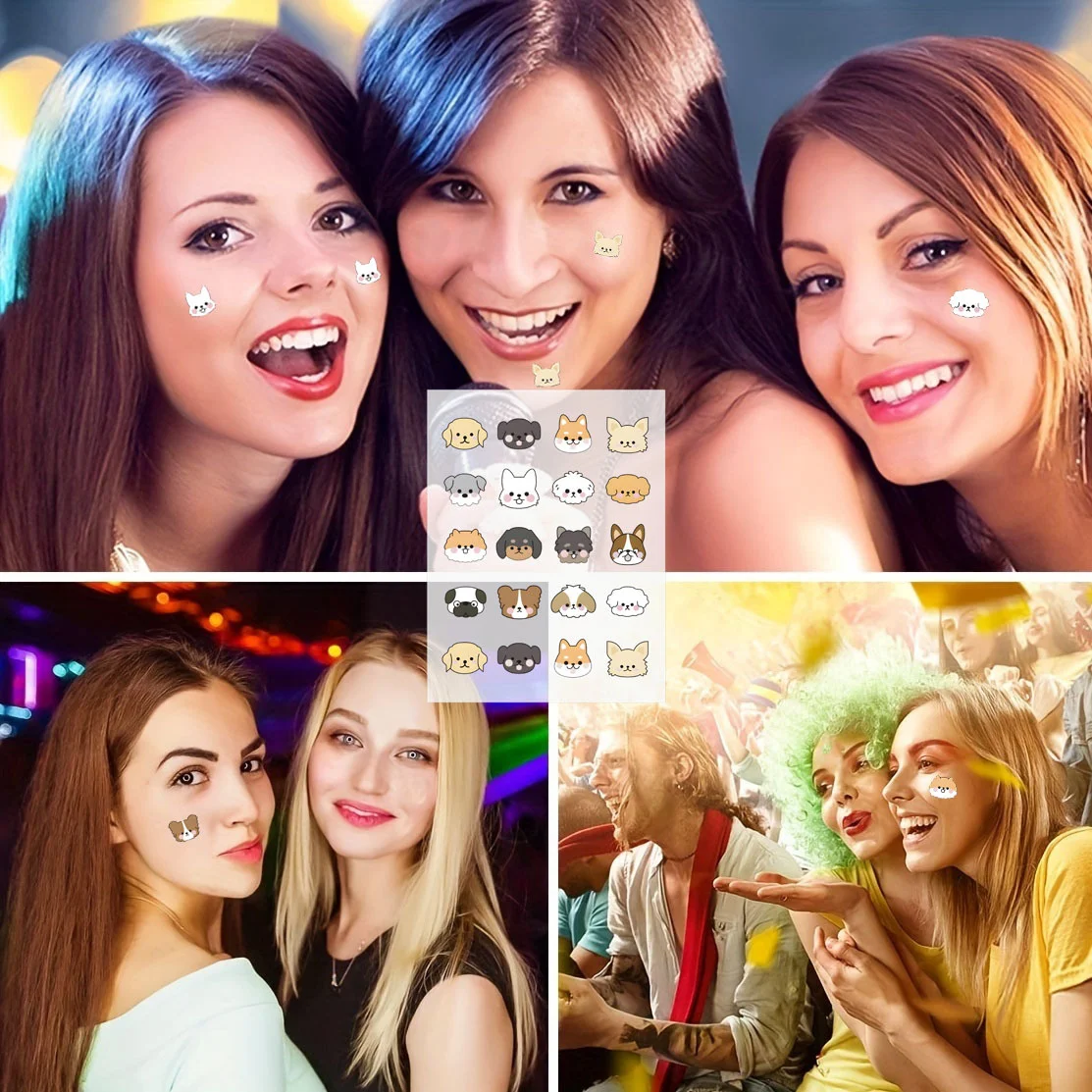 120 قطعة من رقع حب الشباب بتصميم كلب جديد - شفافة ولطيفة وقابلة للتنفس للبثور والعيوب