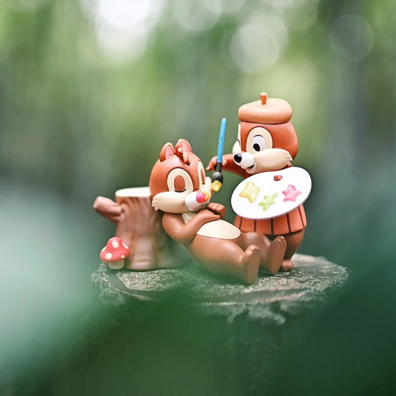 Chip y Dale Brothers, buena serie, caja ciega, figura de juguete Kawai, adornos decorativos de escritorio, juguetes para niños, regalo de cumpleaños