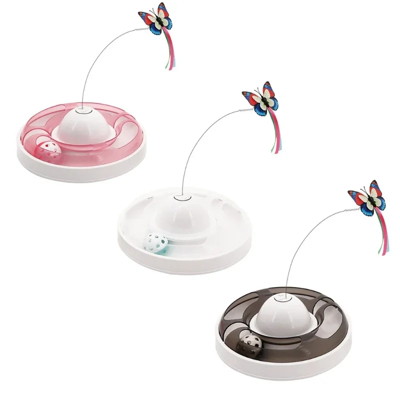 Interactive for Cat Toys for Indoor Cats Automatic Irregularly Move for Cat Toy to Kitten  for Cat for Play Compartment