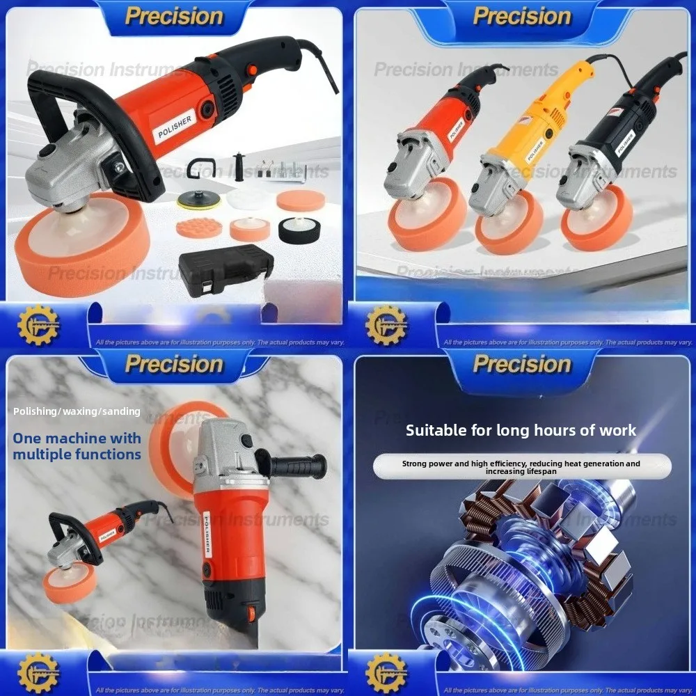 2026 Electric Polishing Machine 220V Waxing Polisher for Car Marble Tile Floor Grinding and Restoration Home Use