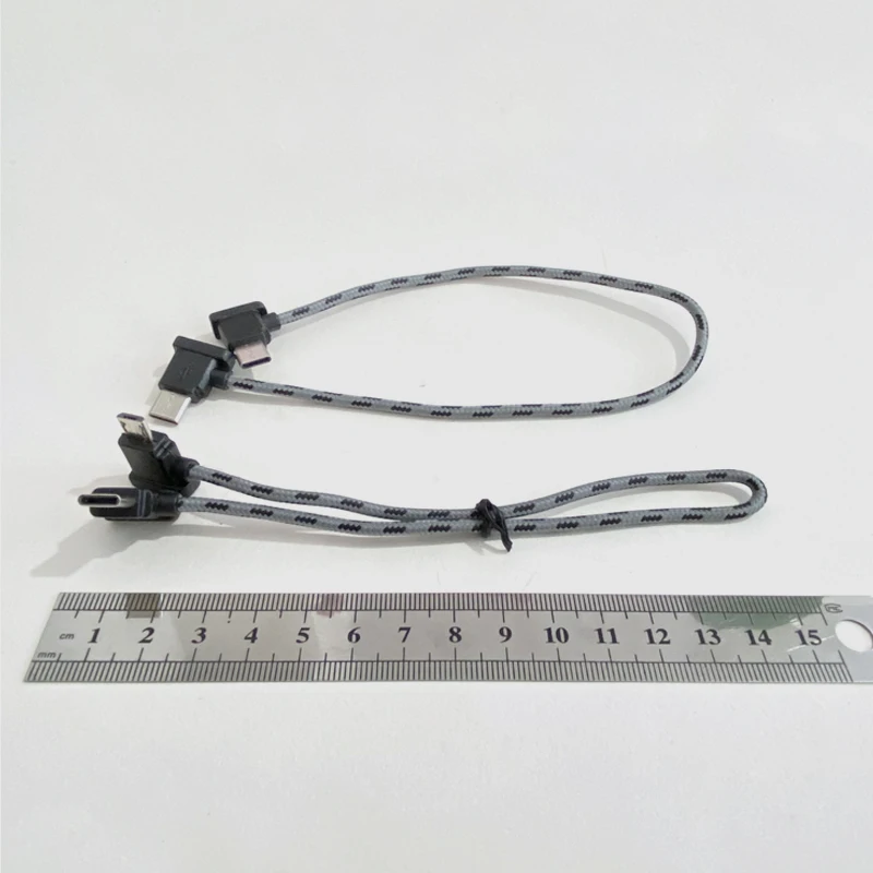 30 cm langes, geflochtenes Nylon-Kabel mit Fernbedienung, Typ-C-Adapterkabel, kompatibel mit Mavic3 AIR2 AIR2S MINI2, Datenkabel für Telefon und Tablet – Detail 7