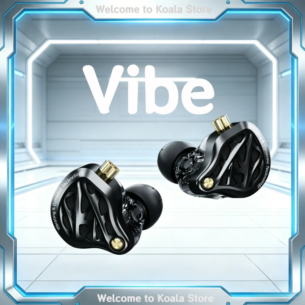 

Наушники KZ-Vibe X: HIFI-динамические проводные наушники с эргономичным дизайном, настройкой HM-кривой и индивидуальной настройкой звука – идеальный подарок