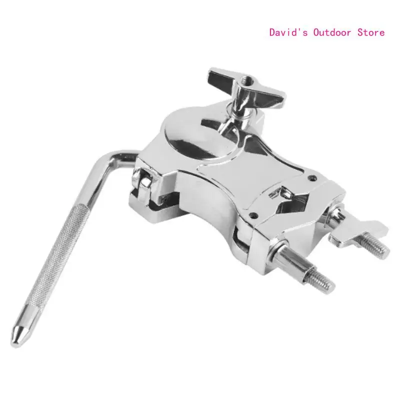 Metal Drum Clamp Extension Clip Adjustable Cowbell MountIng Bracket Clamp X3UA