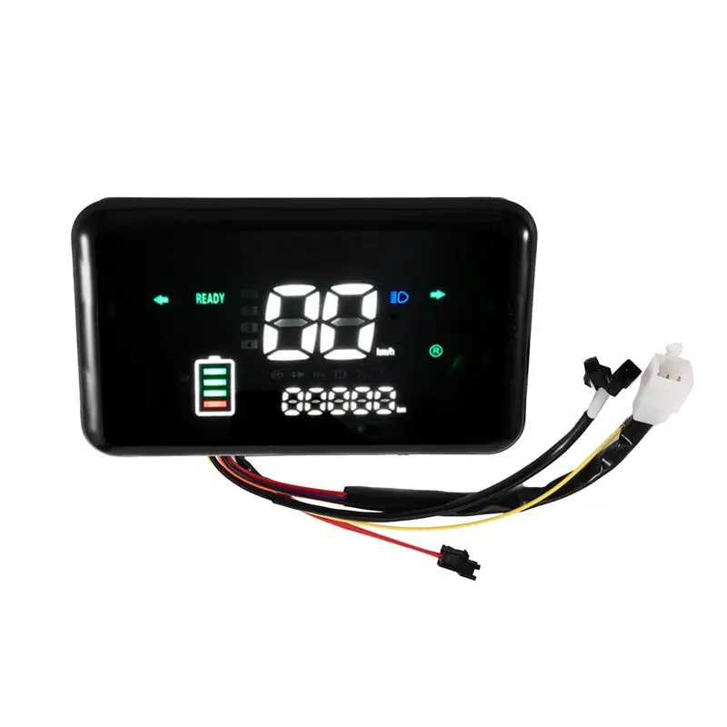 NEW HOT In Stock-Digital LCD Speedometer 48V-72V For Electric Scooter Bicycle E-Bike Colour Display