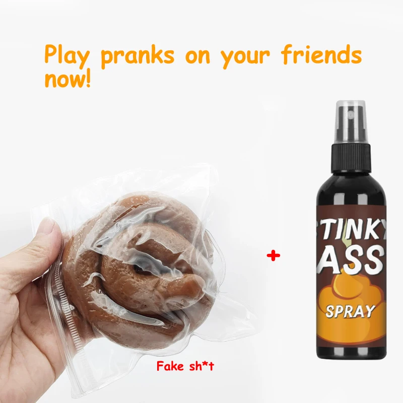 

Creative Trick Toilet Model+odor Spray Combination Outdoor Portable EDC Toy Tools