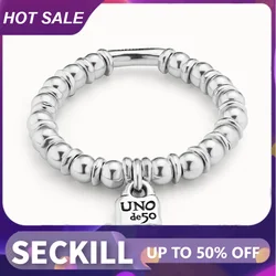 2024 Original Hot selling Spain UNOde50 Jewelry Fashion Personalized Creative Design Round Ball Bracelet Women High Quality Gift