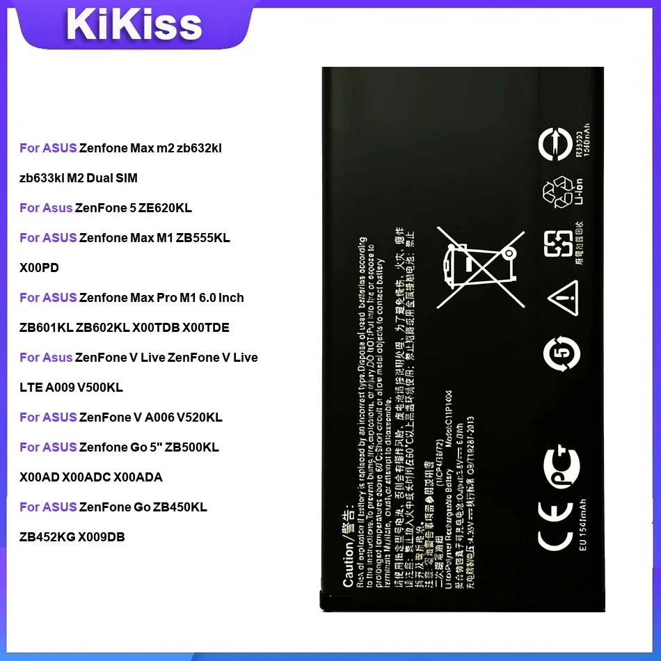 Аккумулятор для ASUS Zenfone Max m2 5 M1 Pro M1 V Live V A006 Go 5