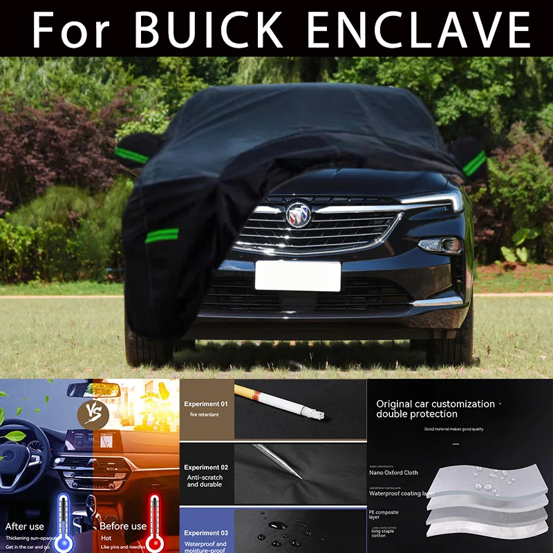 

For BUICK ENCLAVE Outdoor Protection Full Car Covers Snow Cover Sunshade Waterproof Dustproof Exterior Car accessories