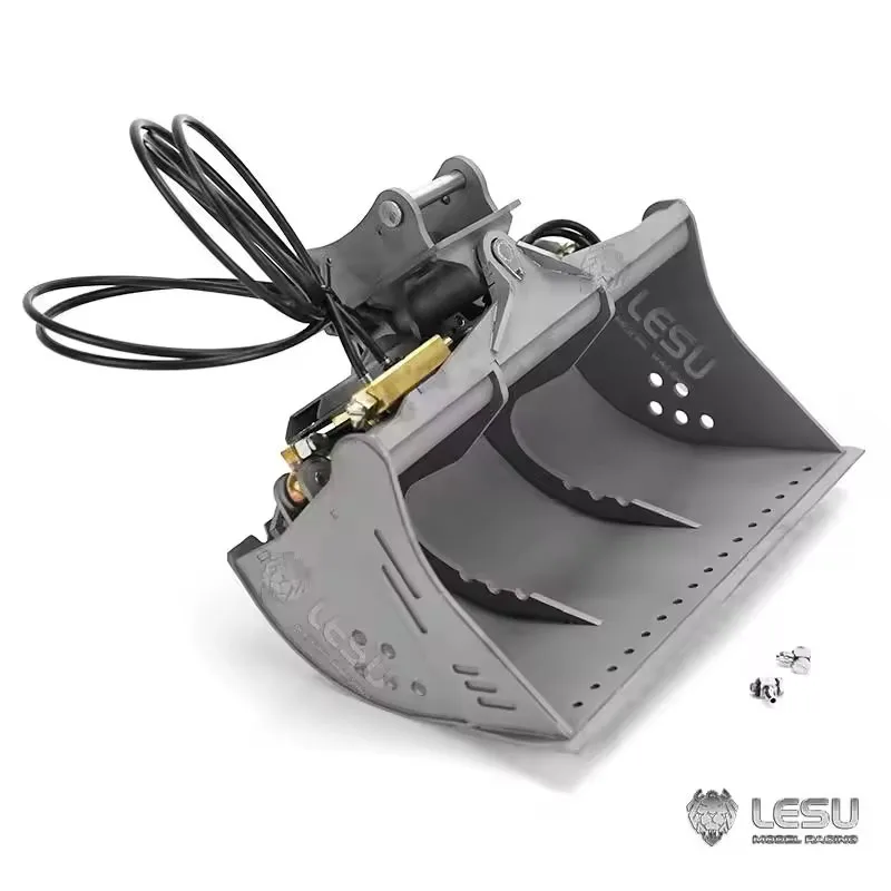 LESU RC 1/14 Metall-Kippmulde für Hydraulikbagger Lader Muldenkipper für SCANIA MAN VOLVO Anhänger Kipper DIY-Teile – Detail 1