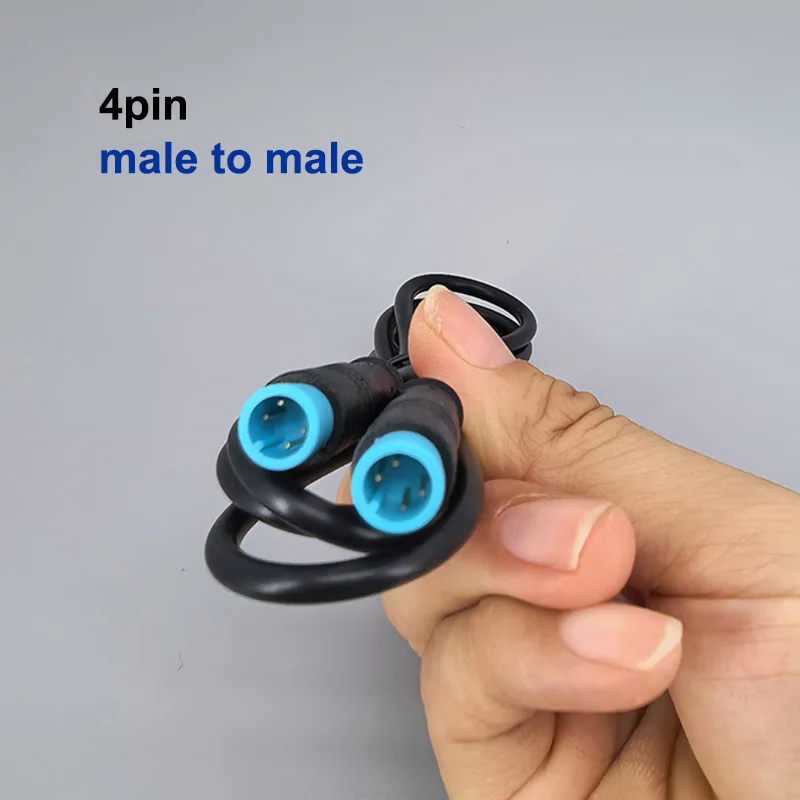 M8 2 3 4 5 6 8 Pin 1M E-bike Snelheidssensor man-vrouw M/F Verlengconnector Kabel Elektrische Fiets Waterdichte Ebike Draad