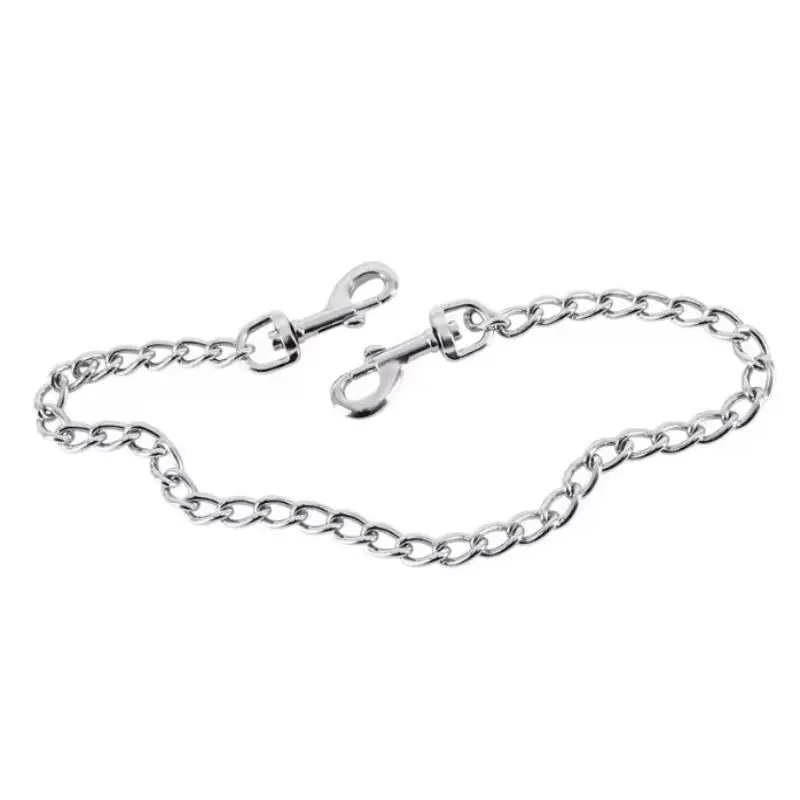 SASA1Pcs Erotic Double End Metal Hook Chain Sex Toys For Handcuffs