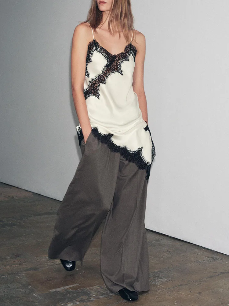 

Сексуальное асимметричное кружевное платье Dr Faionable со средней талией для женщин, Новое поступление, осень 2021, длина миди, вечернее платье