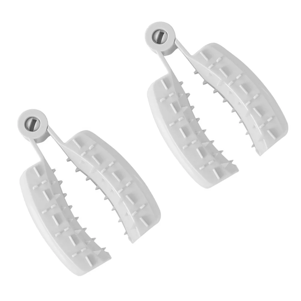 

2Pcs Finger Guard with Ergonomic Design Hand Safety Clip for Slicing Vegetables Food Cutter Safety Holder Kitchen Tool Grey