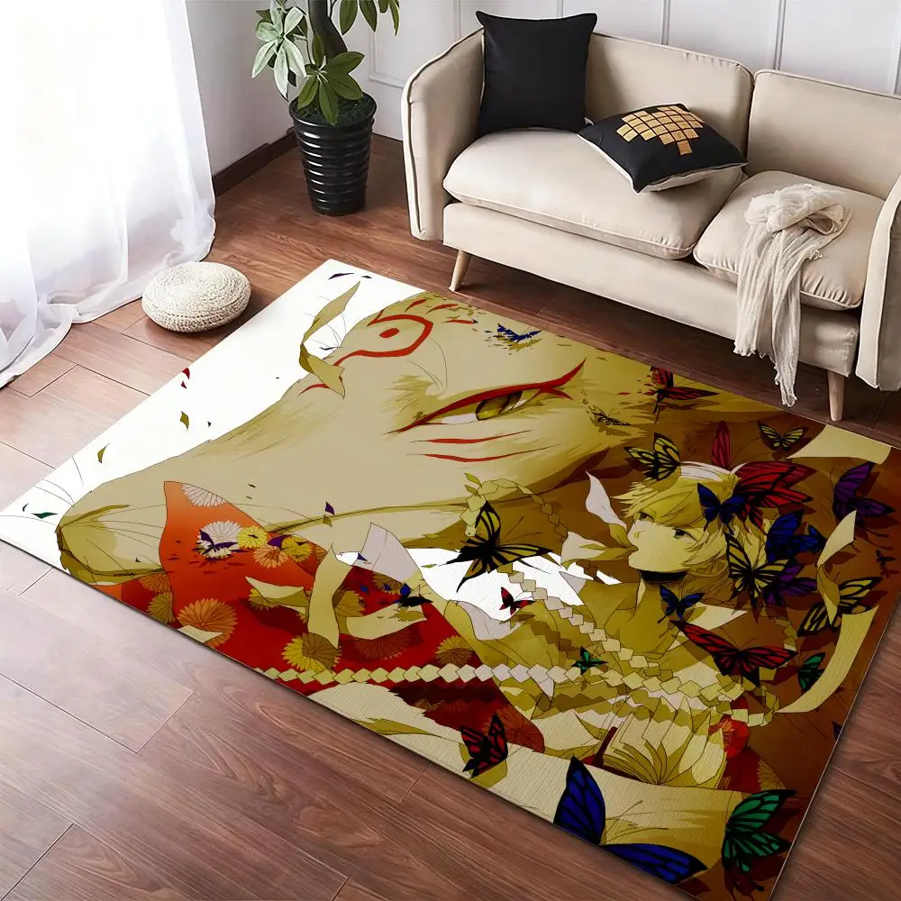 

n-Natsumes Book of Friends Floor Mat Soft Thickened Non-Slip Door Mat for Living Room Home Decor Flannel Rugs