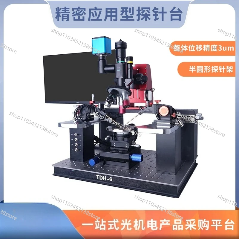 Estação de sonda teste manual wafer memristor análise de falha IV teste fotocurrente estação de mapeamento