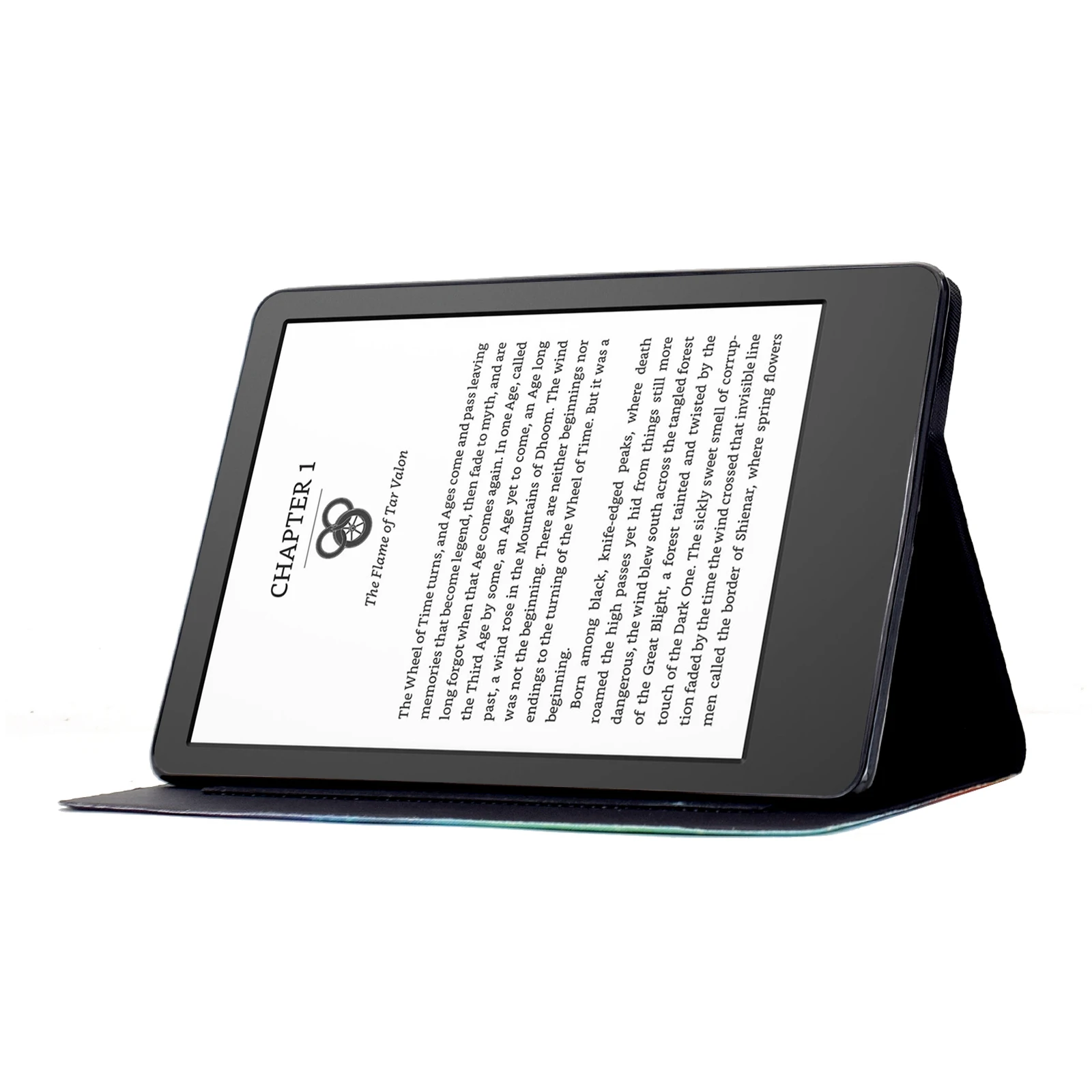 

For Amazon Kindle 11th (2024) / Kindle 6" (2022) Case Pattern Painting Card Slots Stand Leather Tablet Cover with Auto Sl