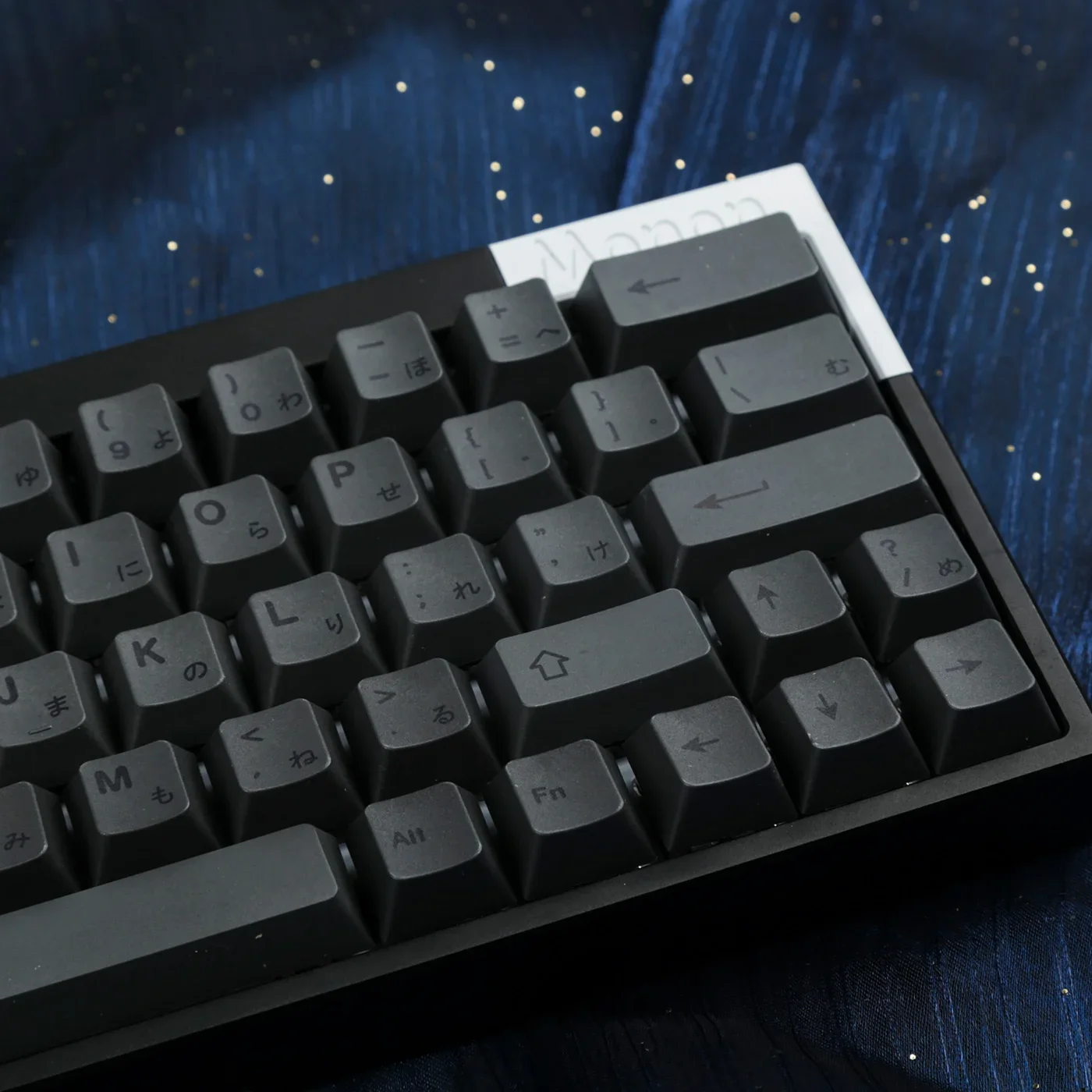 Minimal Black Japanese Original Height Keycap PBT Sublimation Adaptation RK98 N75 VGN 87 104 980