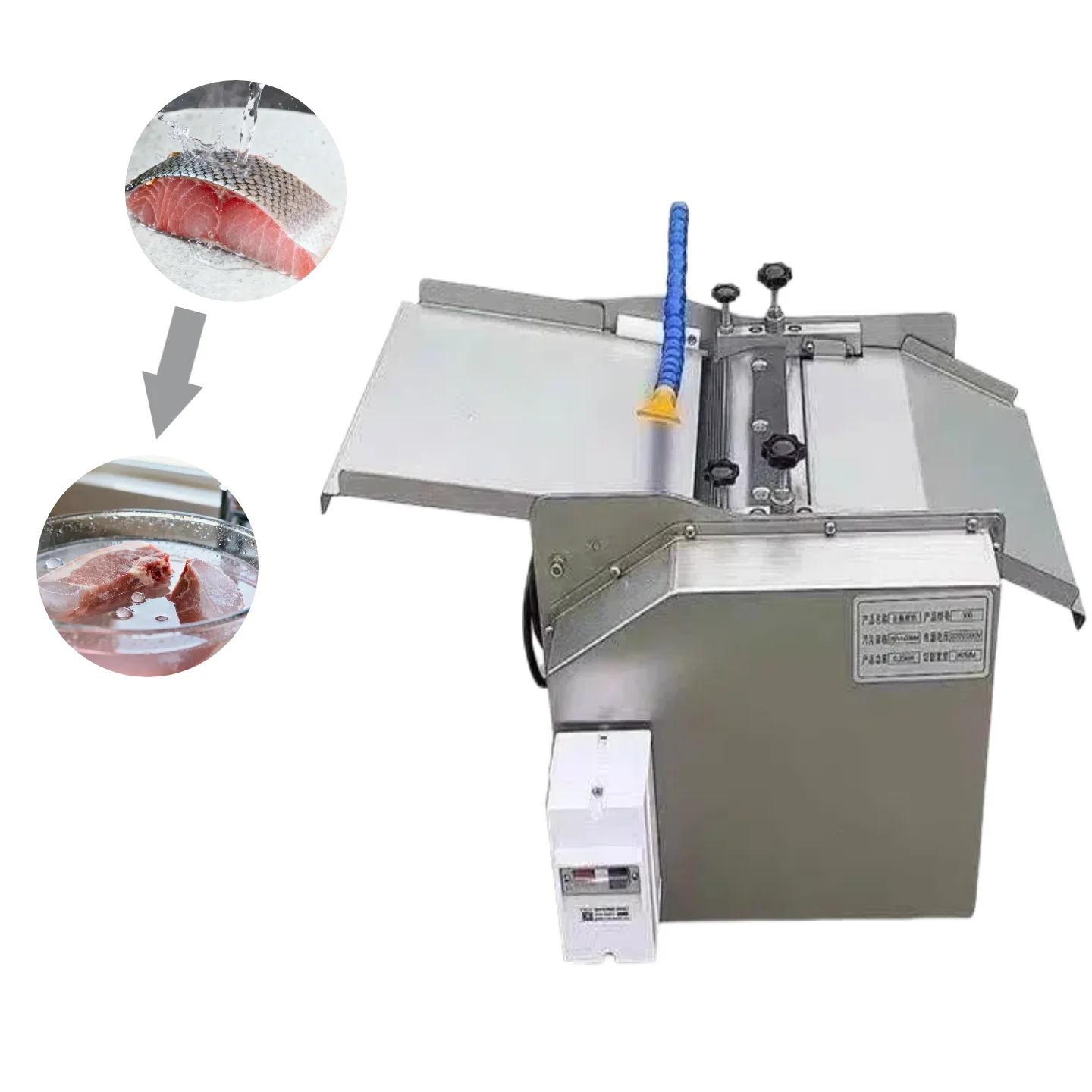 Commercial Fish Skinning Machine Highly Efficient Labor Saving Won't Damage Fish Meat Professional Fish Skinning Solution