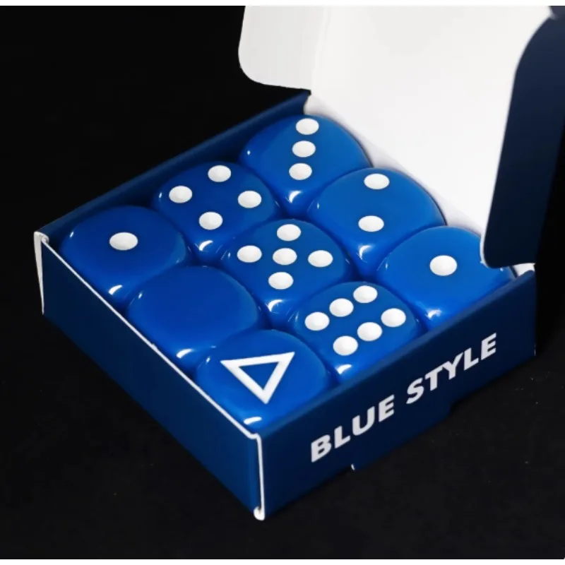 Forcing Dice Set Magic Trick (Blue Color) Number Control Dice for Prediction & Choice Force, Close-Up and Parlor Mentalism Prop