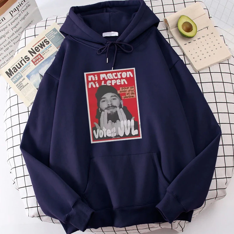 New French Rapper JUL Graphic Print Hoodie Sweathshirts Men Women Hooded Pullover Unisex Long Sleeve Hoodie Tops Couple Hoodies