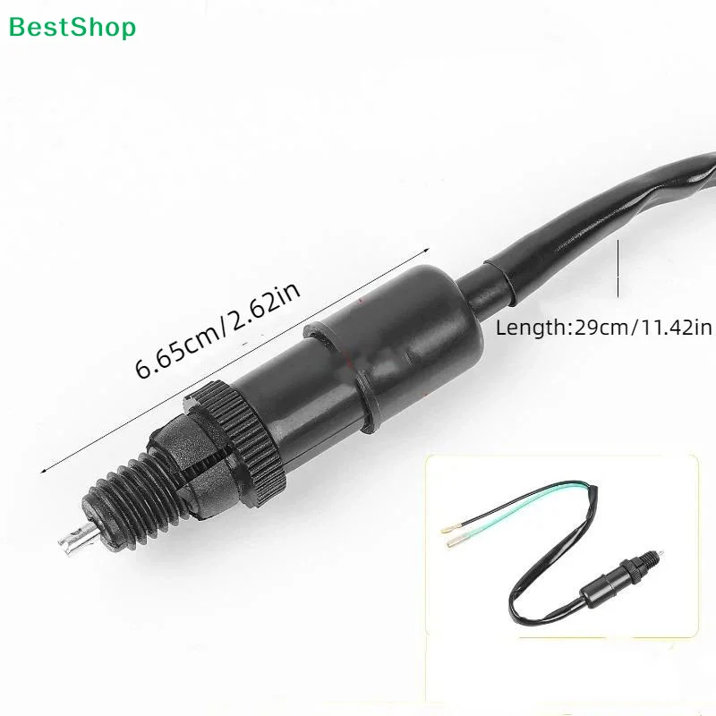 Universal Rear Brake Light Switch Pure Wire Copper Core For Motorcycle ATV Scooter Repair Pedal Switch