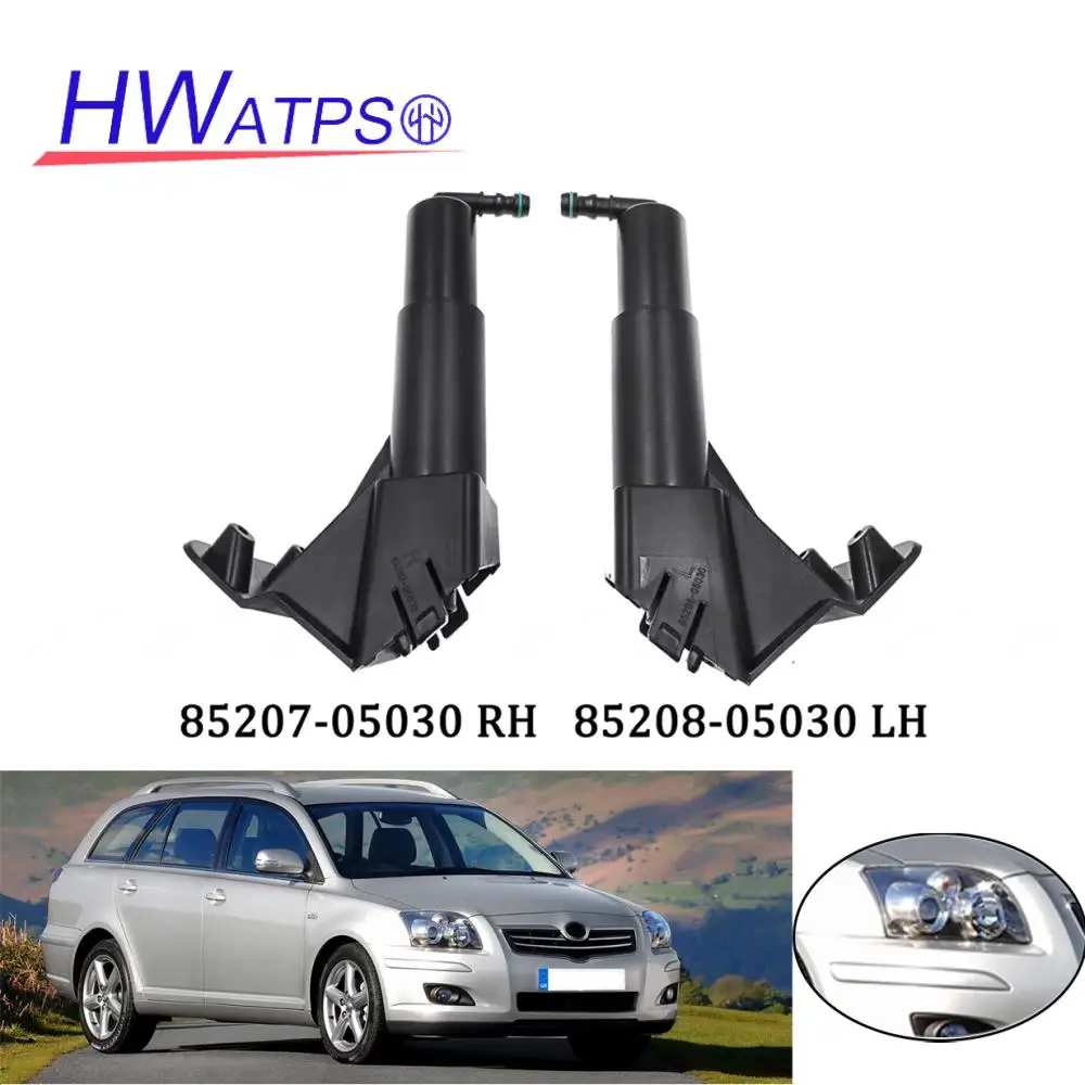

85207-05030 85208-05030 For Toyota Avensis 2008- 2011 Left Right Headlamp Headlight Cleaning Washer Spray Nozzle Jet Cover Cap