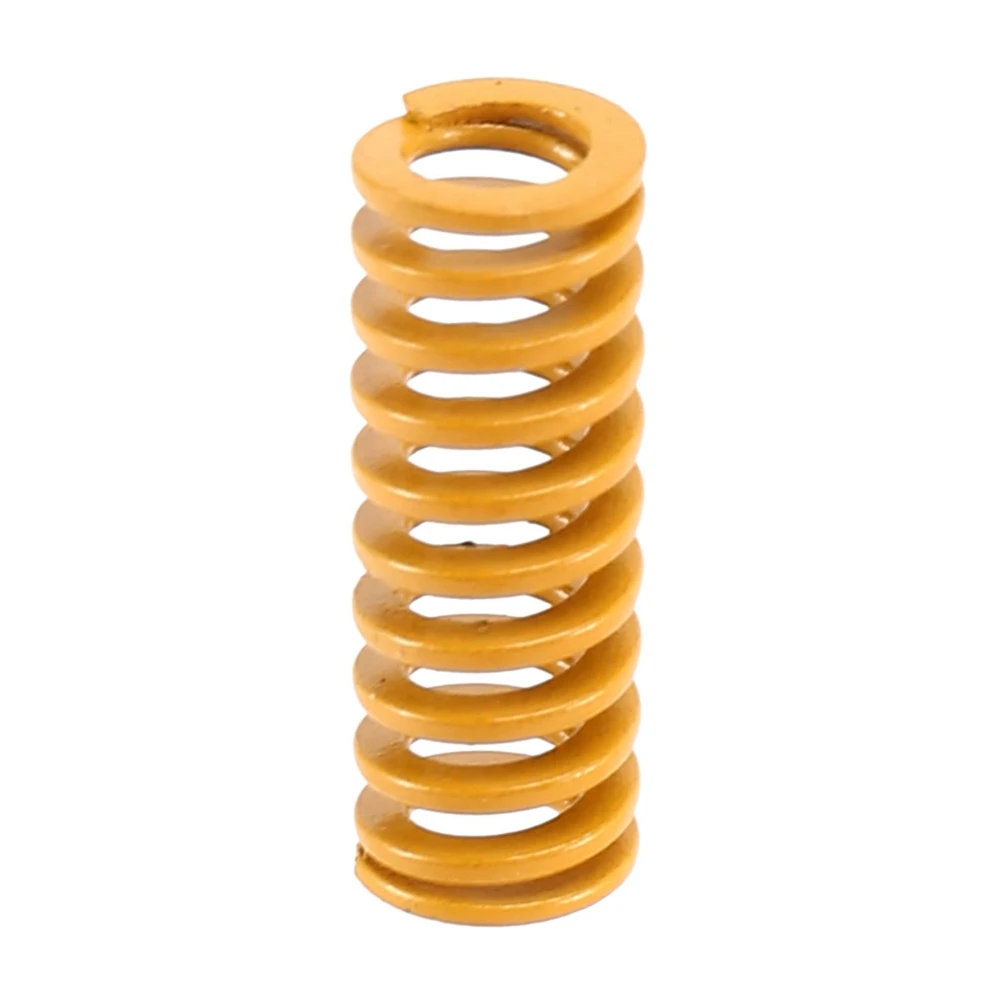 AS94-8Mm Od 20Mm Long Light Load Compression Mould Die Spring Yellow Compression Mould Die Spring For The Ender 3S Bed 40Pcs