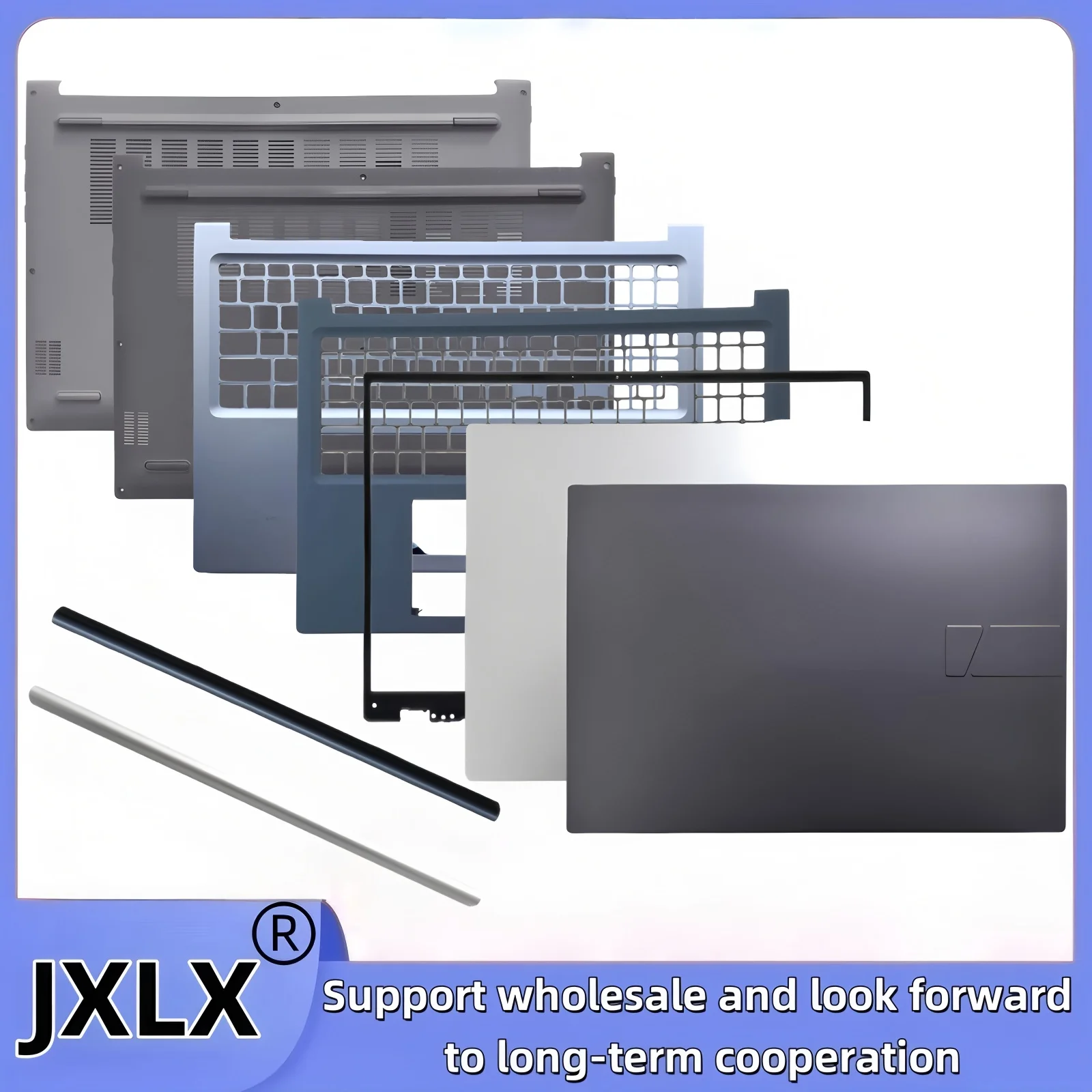 JXLX® New for ASUS Vivobook 16 X1605 X1605V M1605 Laptop LCD Back Cover Top Case/Front Bezel Cover/Palmrest Cover/Bottom Cover