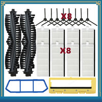 Compatible For iLife A4 A4S A40 / Polaris PVCR 0726W 0826 0926W / Danhui NR15 Spare Parts Accessories Main Side Brush Filter