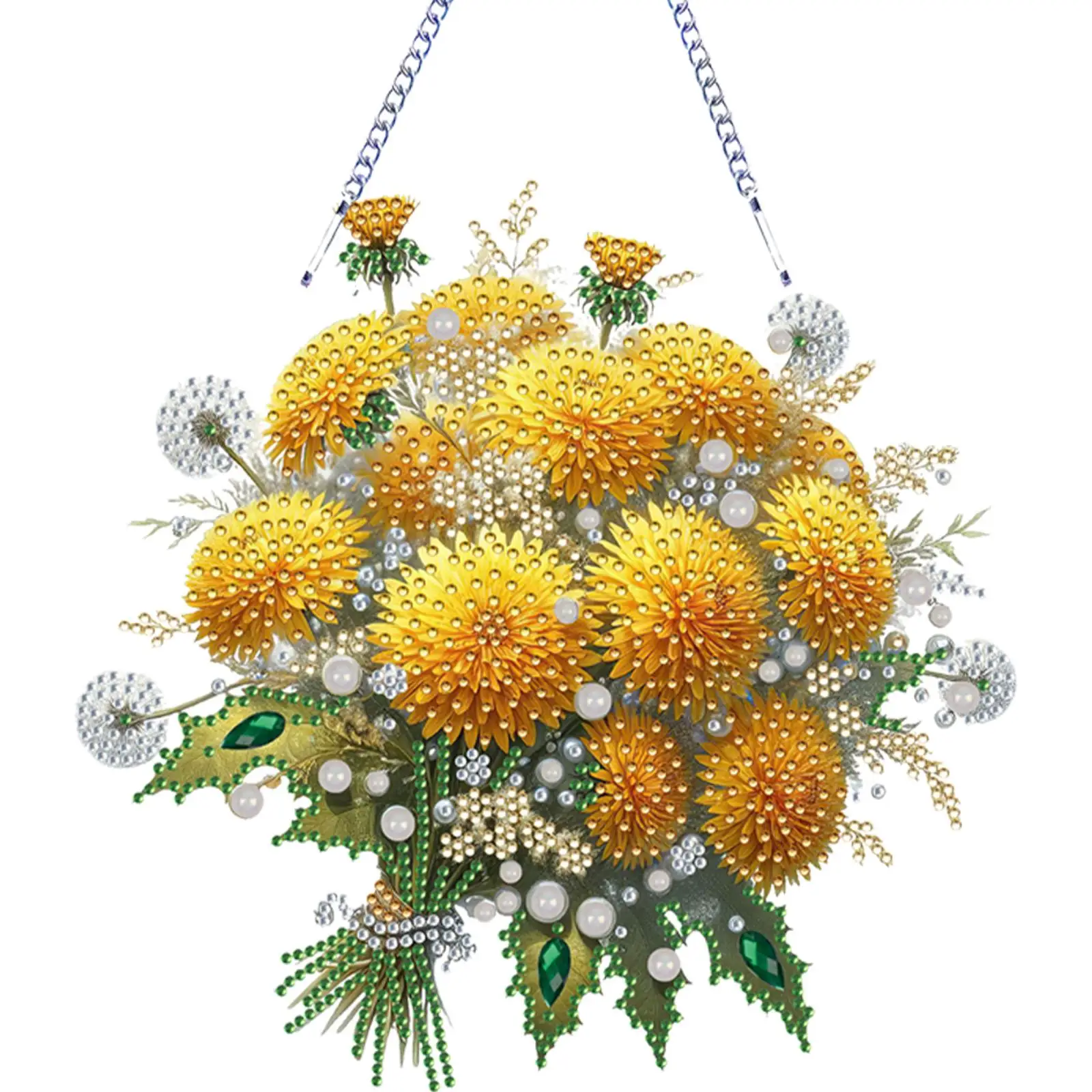 

Acrylic Special Shape Dandelion 5D DIY Diamond Painting Dots Hanging Pendant