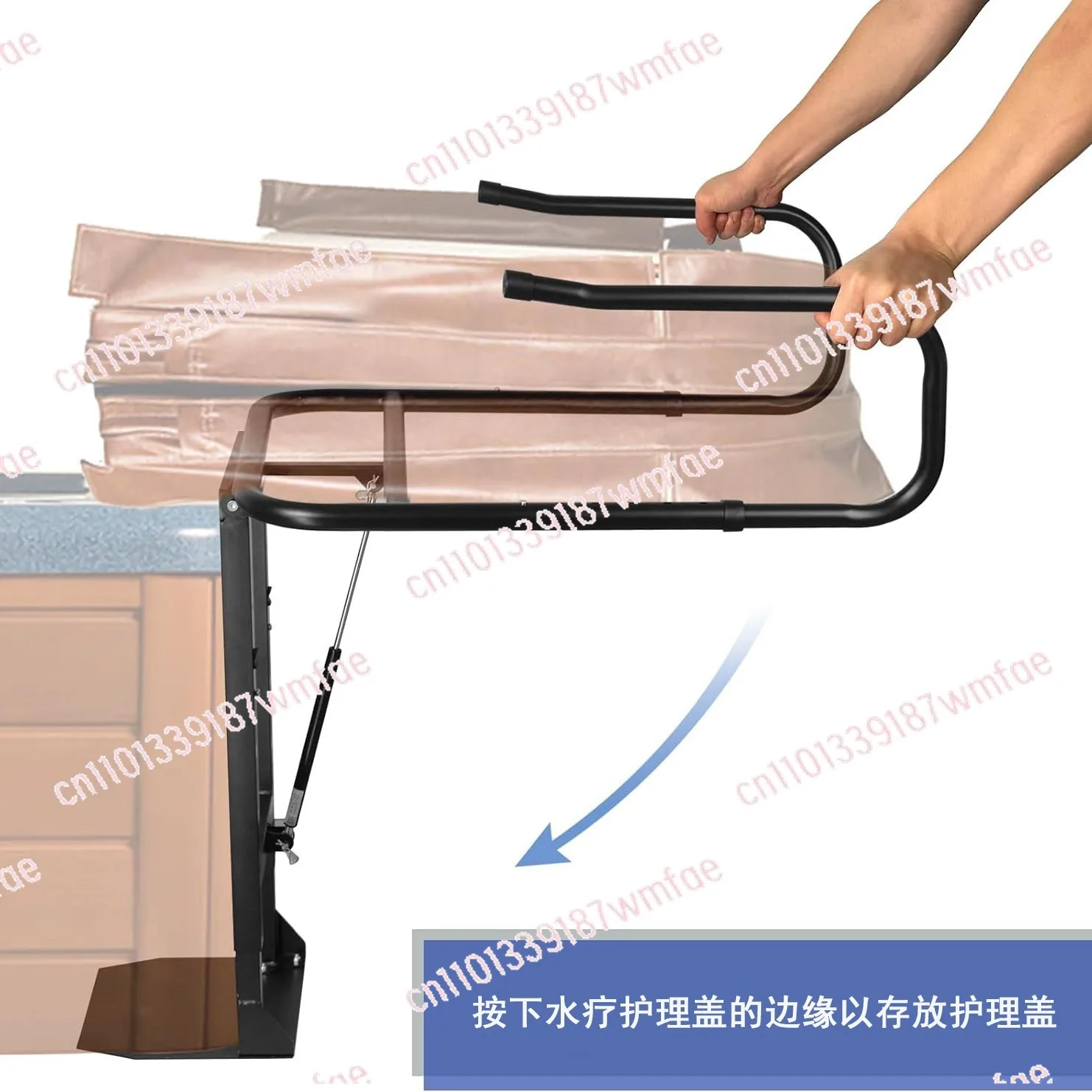 Tub Cover Hydraulic Lift Rack SPA Spa Cover Rod Lift Fits Most Spa Hot Tub Lifts
