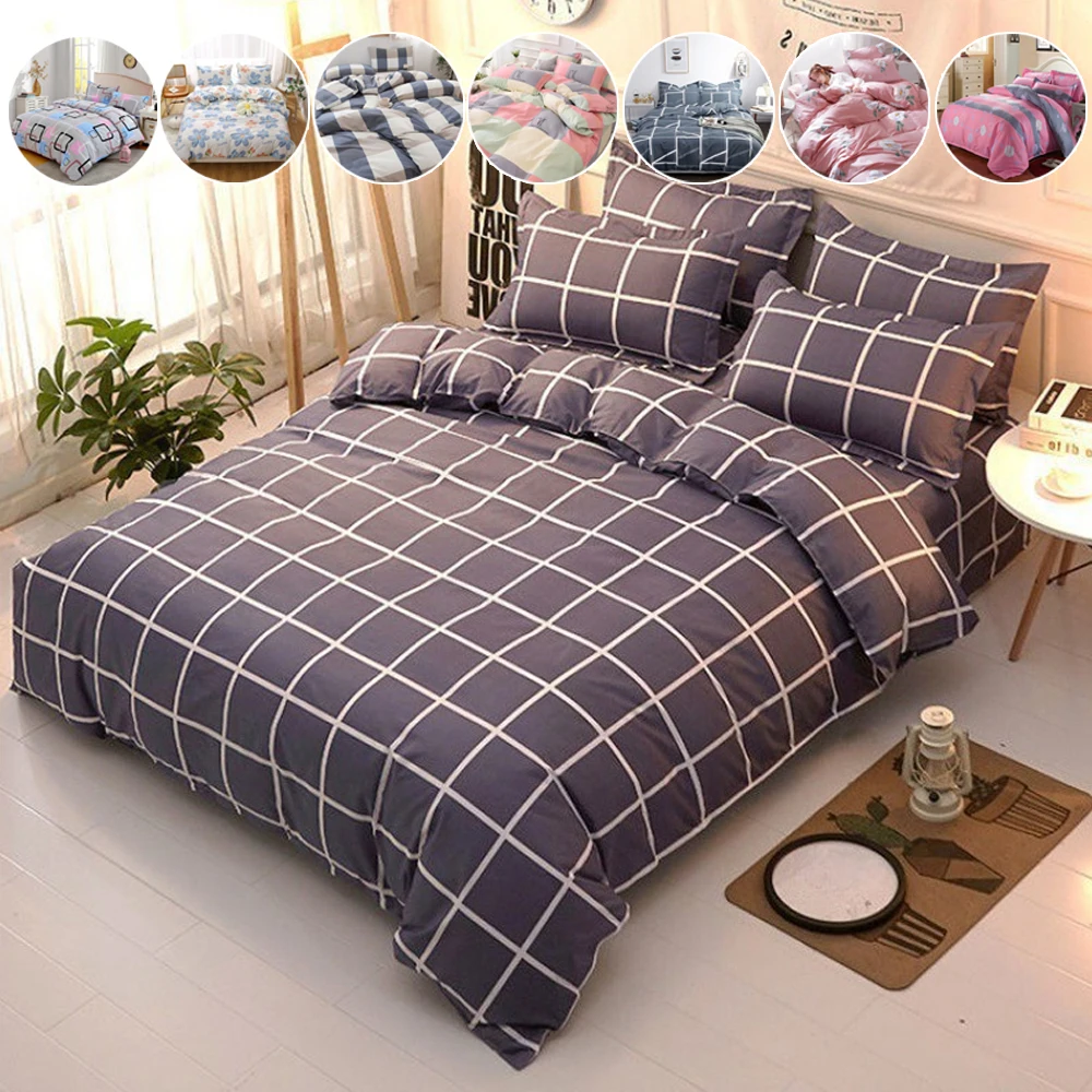 

Printed Quilt Cover Skin Friendly Machine Washable Home Students Dormitory Duvet Covers Bedding Queen/King Bed Funda De Edredon