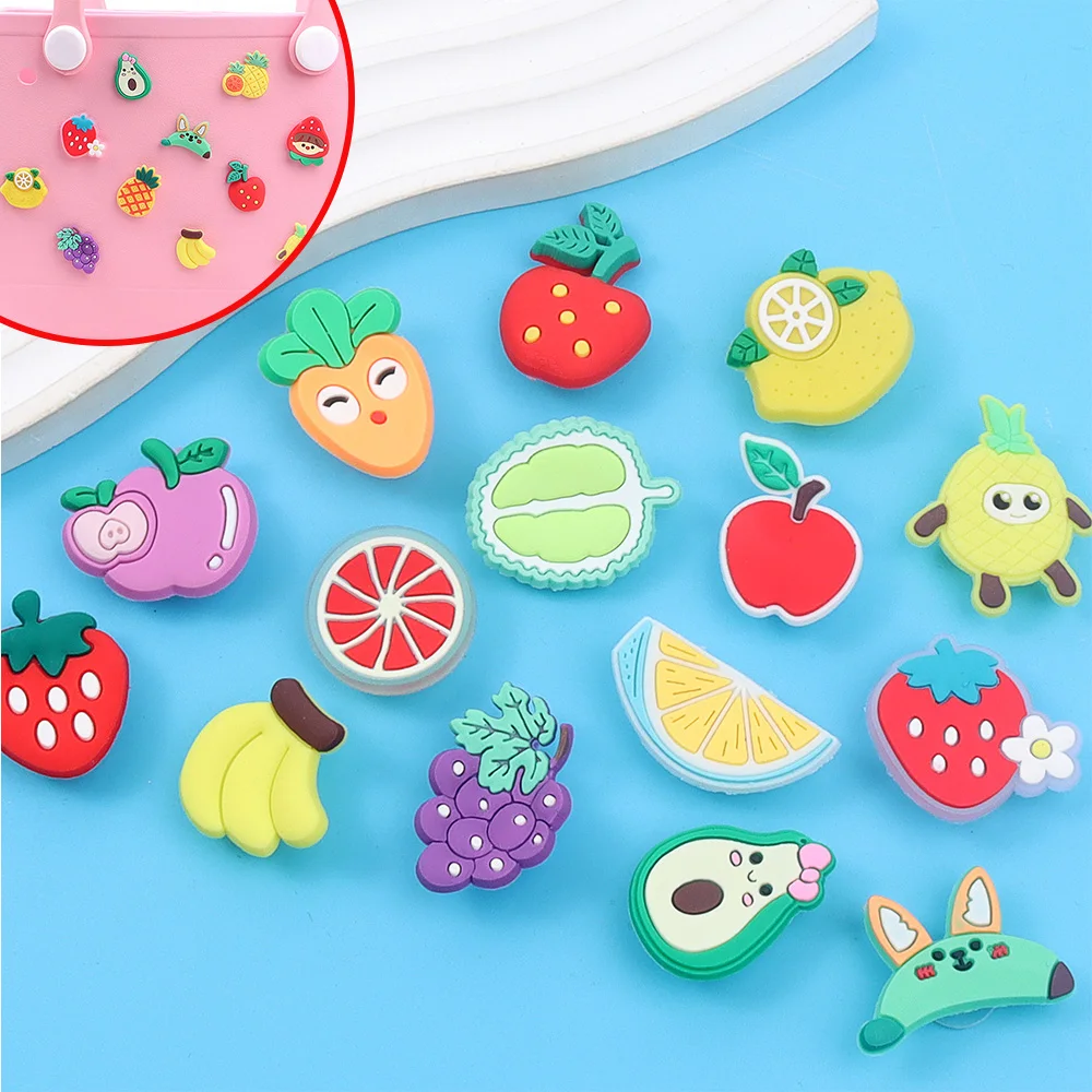 

3/6/13 Multi-color Fruit Shaped Beach Bag Buckles, Detachable Buckles, Can Be Used for DIY Beach Packaging Accessories