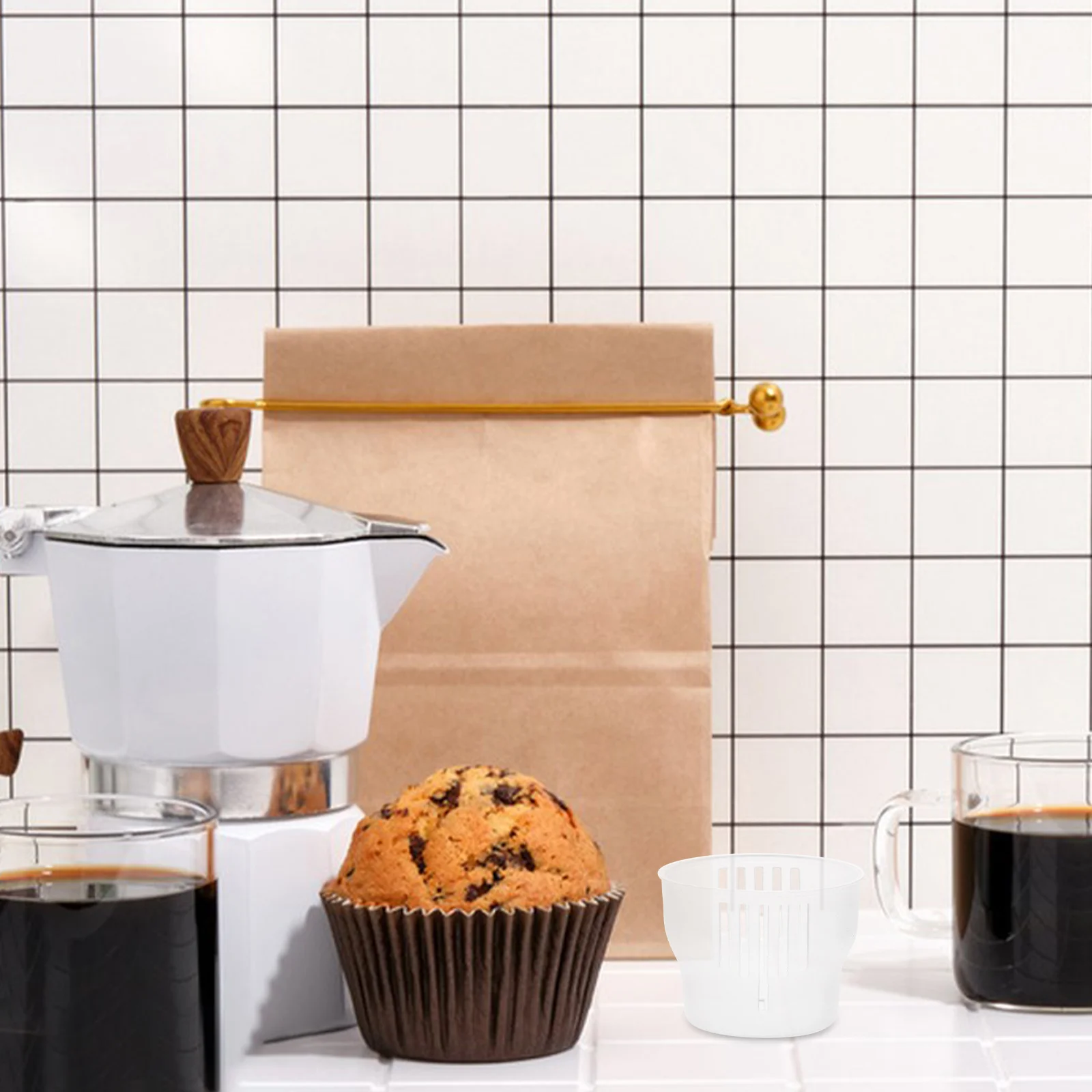 

10Pcs Tea Bottle Filter Spout Plastic Mesh Strainer Replacement Insert for Water Bottles Milk Tea Cups Coffee Cups Travel