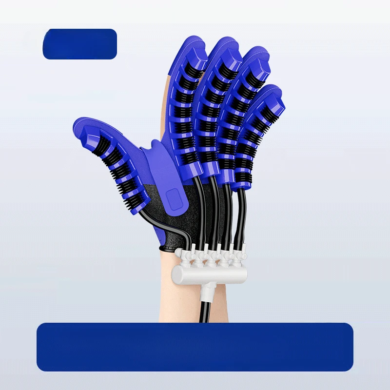 Finger Hand Rehabilitation Trainings geräte, Fünf-Finger-Schlaganfall, Hemiplegie-Übung, Erholung, elektrischer Roboter, Massage handschuhe