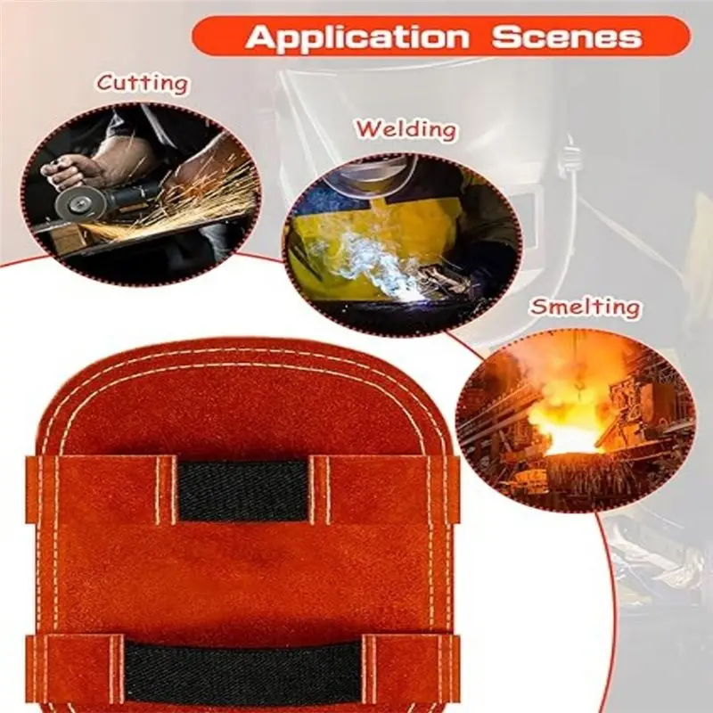 T24C Pad Welding Fireproof Gloves For Cutting Camping Welder Furnace Smelting Welding